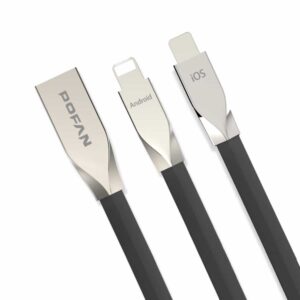 2 in 1 Micro USB und Lightning Kabel 1.8m