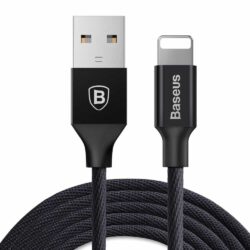 Baseus Lightning USB Kabel Schwarz 1.8m