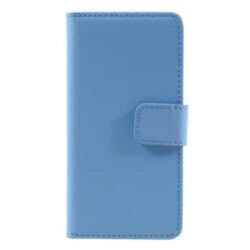 iPhone 7 / 8 Buch Etui Tasche Echtleder mit Kartenfach Blau