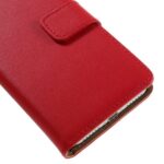 iPhone 8 / 7 Buch Etui Tasche Echtleder mit Kartenfach Rot