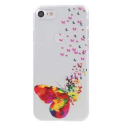 iPhone 8 / 7 Ultra Slim Hardcase Hülle Schmetterlinge