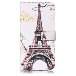 iPhone 8 Plus / 7 Plus Buch Etui Tasche mit Kartenfach Eiffelturm