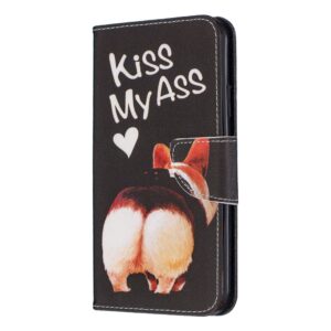 iPhone 11 Pro Max Buch Etui Schutzhülle mit Aufdruck Kiss My