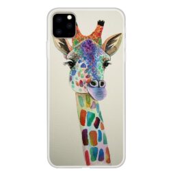 iPhone 11 Pro schlanke Gummi Schutzhülle mit coolem Aufdruck Giraffe