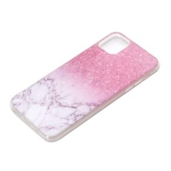 Gummi Schutzhülle Marmor für Dein iPhone 11 Pro in Pink