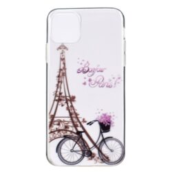 Super Dünne iPhone 12 Mini Schutzhülle Cover mit coolem Aufdruck Motiv Eiffelturm