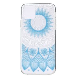 Super Dünne iPhone 12 Mini Schutzhülle Cover mit coolem Aufdruck Motiv Mandala Blau