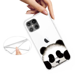 Super Dünne Transparente Schutzhülle für das iPhone 12 / iPhone 12 Pro mit dem Aufdruck Panda