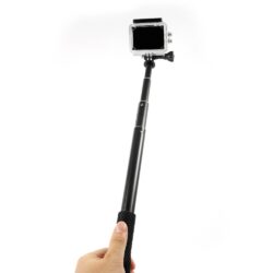 GoPro und Smartphone Selfiestick mit Langem Stativ und Bluetooth Fernbedienung