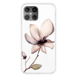 Super Dünne iPhone 12 Pro Max Schutzhülle Cover mit coolem Aufdruck Motiv Blume