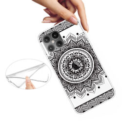 Super Dünne iPhone 12 Pro Max Schutzhülle Cover mit coolem Aufdruck Motiv Mandala