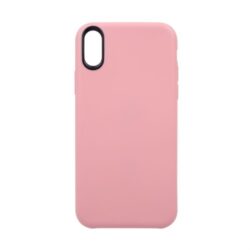 iPhone XS / iPhone X Gummi Slim Schutzhülle Pure Pink