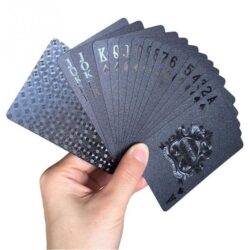 54 Hochwertige Poker Karten Schwarz