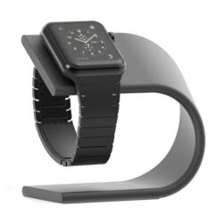 Apple Watch Design Halterung Ladestation Schwarz