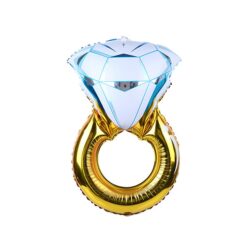 Folien Ballon XXL Diamant Ring 110cm