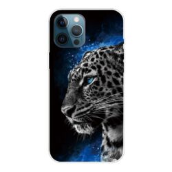 iPhone 13 Pro Max Super Slim Gummi Schutzhülle Leopard
