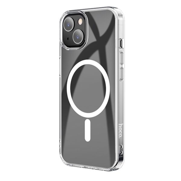 Hoco iPhone 13 Mini Gummi Schutzhülle MagSafe Transparent