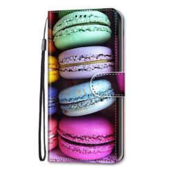 iPhone 13 Mini Buch Etui Tasche mit Kartenfach Macarons