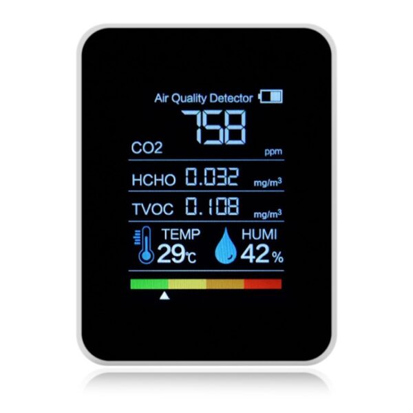 CO2 PPM Luft Messgerät mit Temperatur und Luftfeuchtigkeit
