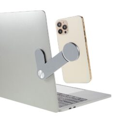 Universelle MagSafe MacBook Laptop iPhone Halterung Grau