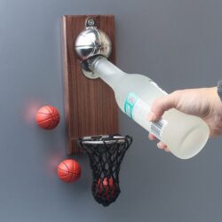 Magnetischer Bierdeckel Öffner mit Basketball Korb