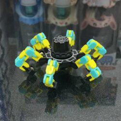 Oktopus Fidget Spinner Mini Gelb