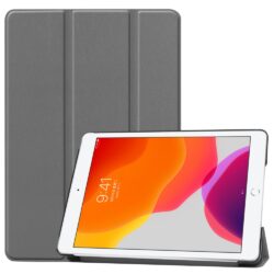 iPad 10.2 Zoll 2021 2020 2019 Tri-Fold Schutzhülle mit Sleep Wake Funktion Grau