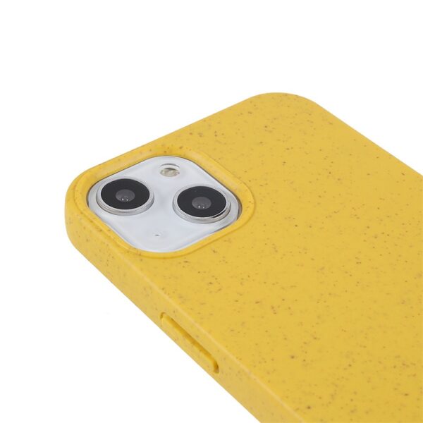 ECO Ueli - Nachhaltige iPhone 14 Plus Schutzhülle aus Weizenstroh Gelb