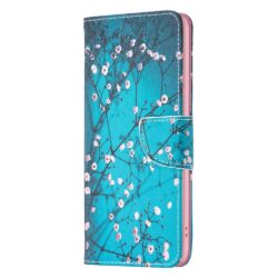 iPhone 14 Buch Etui Tasche mit Kartenfach Blütenwald