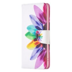 iPhone 14 Buch Etui Tasche mit Kartenfach Blume