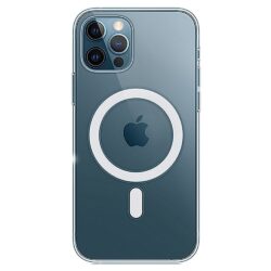 iPhone 14 Plus Gummi Schutzhülle MagSafe Transparent