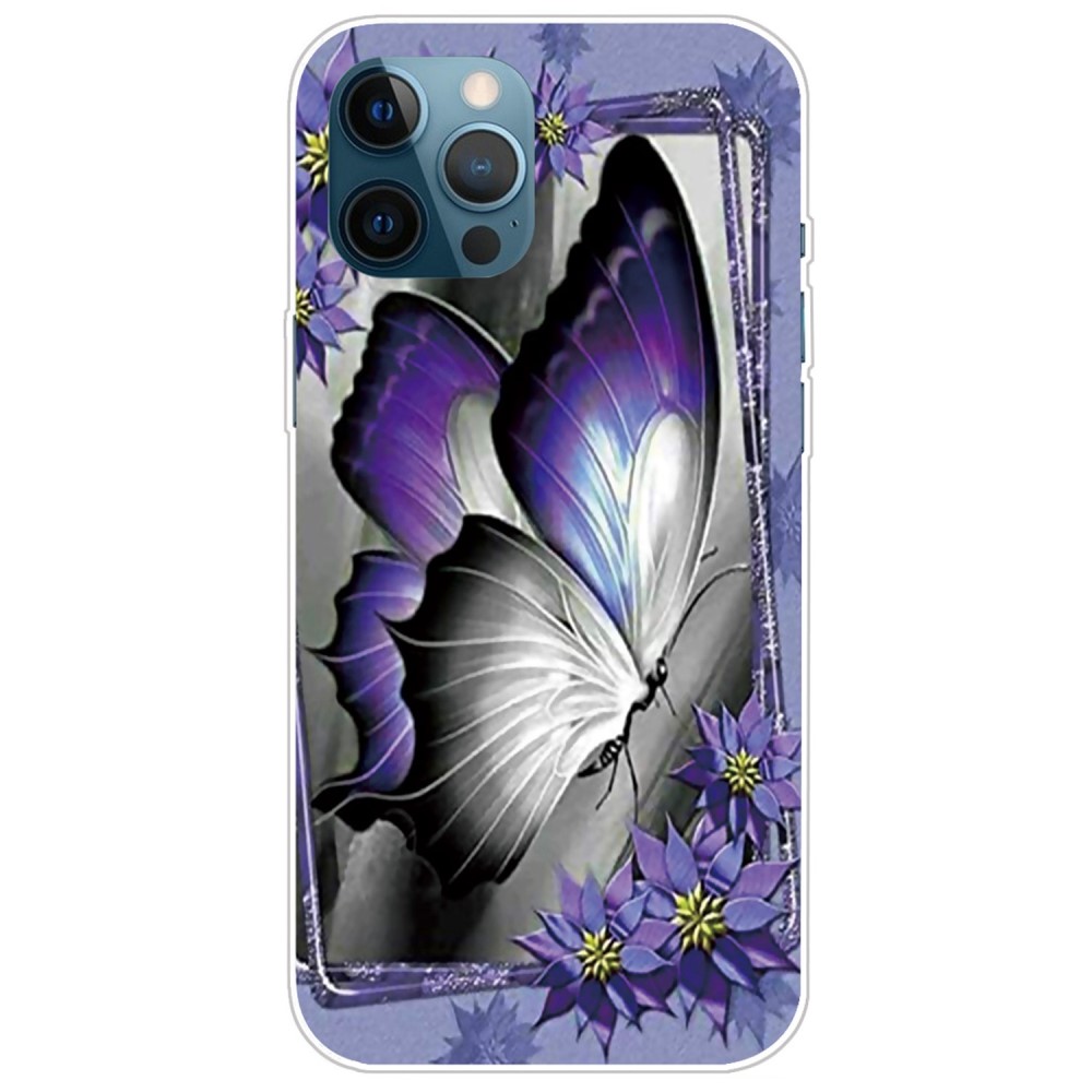 iPhone 14 Pro Super Slim Gummi Schutzhülle Schmetterling iPhone 14 Pro Super Slim Gummi Schutzhülle Schmetterling
