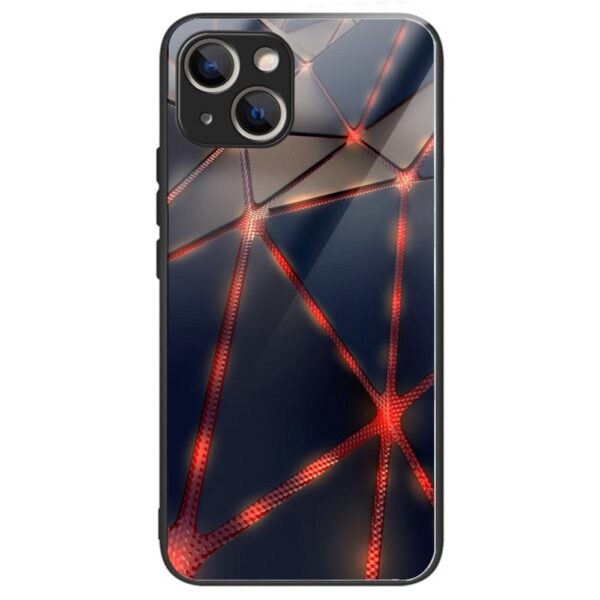 iPhone 14 Plus Glas Gummi Schutzhülle Laser