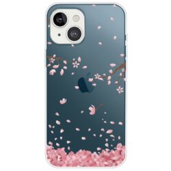 iPhone 14 Plus Super Slim Gummi Schutzhülle Blüten Ast