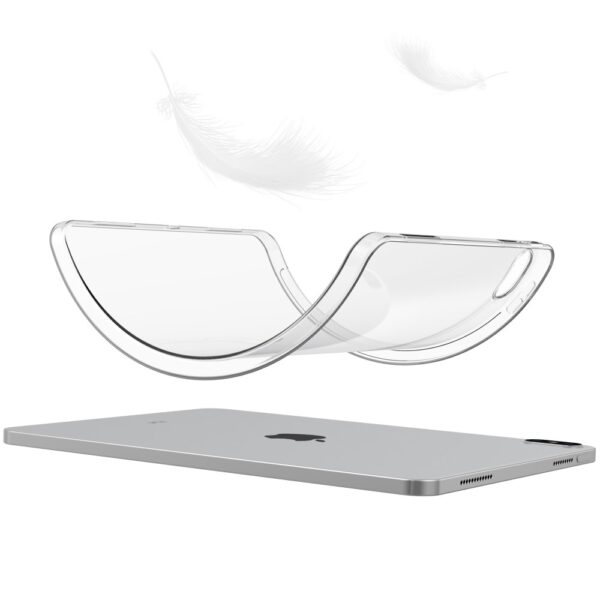 iPad 10.9 Zoll 2022 Transparente Gummi Schutzhülle