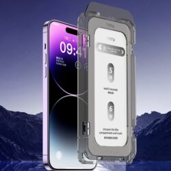 TOTU Design - iPhone 14 Pro Displayschutz Panzerglas mit Sichtschutz