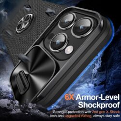 iPhone 14 Pro Outdoor Armor Schutzhülle mit Kameraschutz