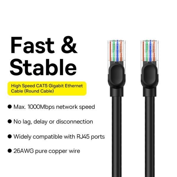 Baseus - Netzwerk Lan Patch Kabel 0.5 - 10 Meter Gigabit 1000Mbps RJ45 10 Meter