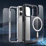2 in 1 iPhone 15 Pro Hybrid MagSafe Hülle mit Panzerglas Display Schutz