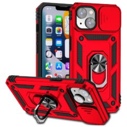 iPhone 15 Outdoor Extreme Schutzhülle mit Kameraschutz Rot