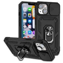 iPhone 15 Outdoor Extreme Schutzhülle mit Kameraschutz Schwarz