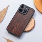 iPhone 15 Plus Schutzhülle mit Holz Optik