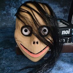 Momo Grusel Halloween Fasnacht Party Maske