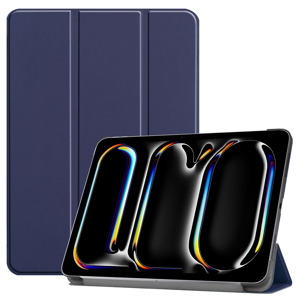 iPad Pro 13 2024 Tri-Fold Schutzhülle mit Sleep Wake Funktion Blau iPad Pro 13 2024 Tri-Fold Schutzhülle mit Sleep Wake Funktion Blau