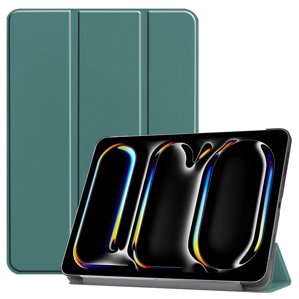 iPad Pro 13 2024 Tri-Fold Schutzhülle mit Sleep Wake Funktion Grün iPad Pro 13 2024 Tri-Fold Schutzhülle mit Sleep Wake Funktion Grün